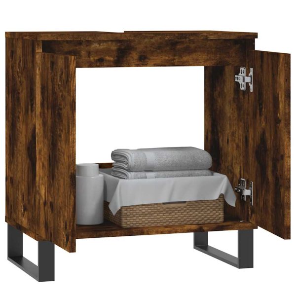 Dulap de baie, stejar sonoma, 58x33x60 cm, lemn prelucrat