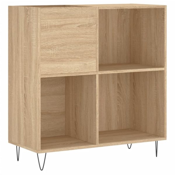 Dulap pentru discuri stejar sonoma 84,5x38x89 cm lemn compozit