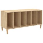 Dulap pentru discuri stejar sonoma 100x38x48 cm, lemn prelucrat