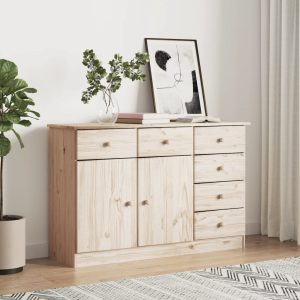 Dulap ALTA, 112x35x73 cm, lemn masiv de pin
