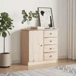 Dulap ALTA, 77x35x73 cm, lemn masiv de pin