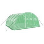 Seră cu cadru din oțel, verde, 16 m², 4x4x2 m