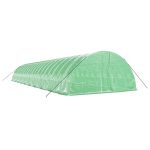 Seră cu cadru din oțel, verde, 120 m², 20x6x2,85 m