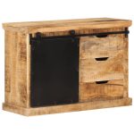 Dulap, 80x30x55 cm, lemn masiv de mango brut