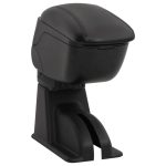 Cotieră auto, negru, 12x29x(32-46) cm ABS