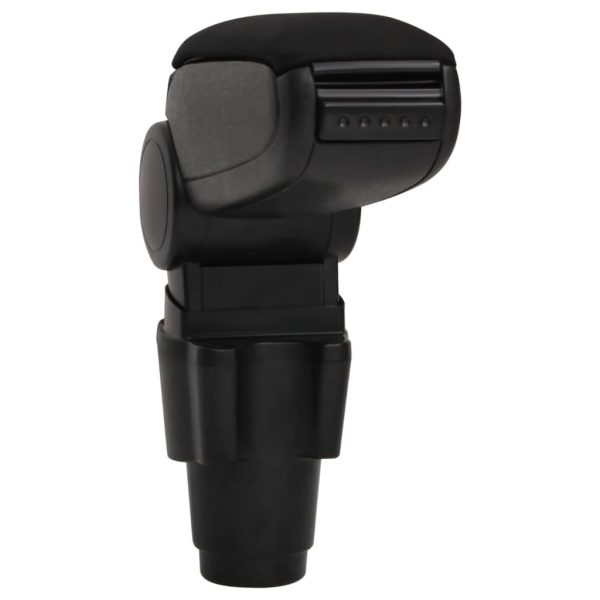 Cotieră auto, negru, 12x33x(34-50) cm ABS