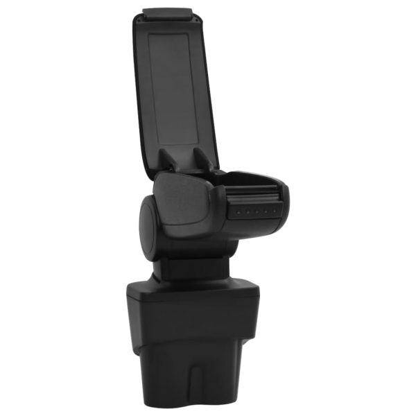 Cotieră auto, negru, 17x32x(35,5-52) cm ABS