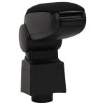 Cotieră auto, negru, 12x34x(35-47) cm ABS