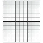 Oglinzi de perete, 6 buc., negru, 100×60 cm, metal