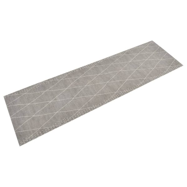 Covor de bucătărie lavabil Rhombus, 45×150 cm, catifea