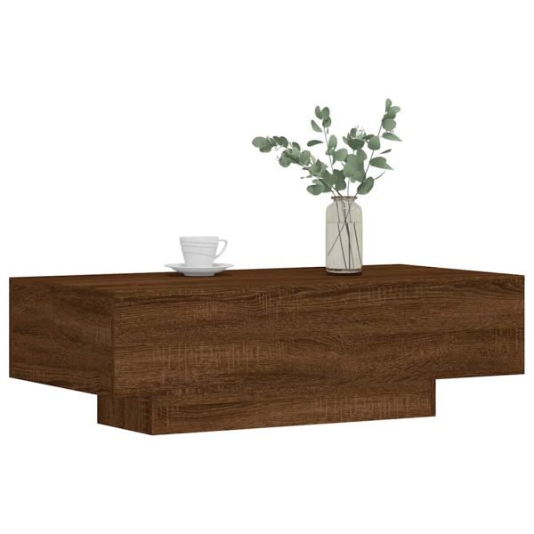 Măsuță de cafea, stejar maro, 100×49,5×31 cm, lemn prelucrat