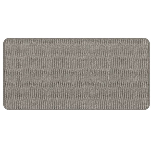 Covor traversă cu aspect sisal, argintiu, 50×100 cm