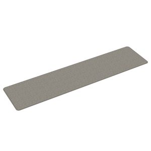 Covor traversă cu aspect sisal, argintiu, 50×200 cm