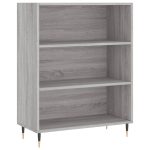 Dulap înalt, gri sonoma, 69,5×32,5×180 cm, lemn prelucrat