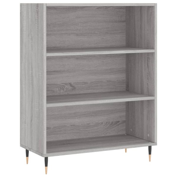 Dulap înalt, gri sonoma, 69,5×32,5×180 cm, lemn prelucrat