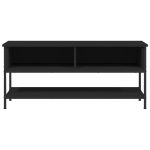 Dulap TV, negru, 100x35x45 cm, lemn prelucrat