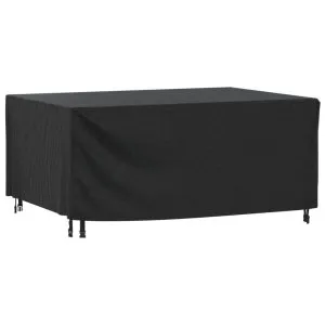 Husă mobilier de grădină negru 172x113x73 cm impermeabilă 420D