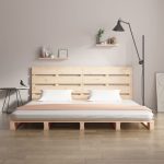 Cadru de pat Small Double, 120×190 cm, lemn masiv pin