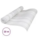 Tapet 3D, model benzi, gri, 10×0,53 m, nețesut