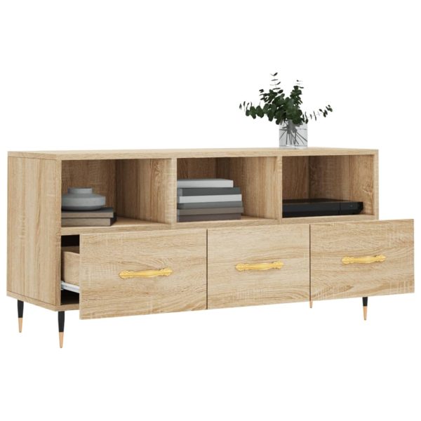 Dulap TV stejar sonoma, 102x36x50 cm, lemn prelucrat