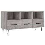 Dulap TV, gri sonoma, 102x36x50 cm, lemn prelucrat