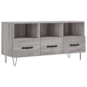 Dulap TV, gri sonoma, 102x36x50 cm, lemn prelucrat