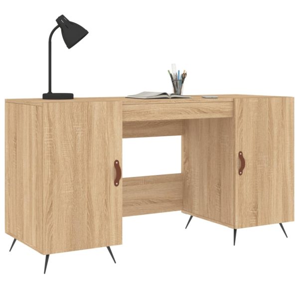 Birou, stejar sonoma, 140x50x75 cm, lemn compozit