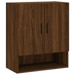 Dulap de perete, stejar maro, 60x31x70 cm, lemn compozit