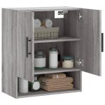 Dulap de perete, gri sonoma, 60x31x70 cm, lemn compozit