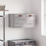 Dulap de perete, gri sonoma, 60×36,5×35 cm, lemn prelucrat