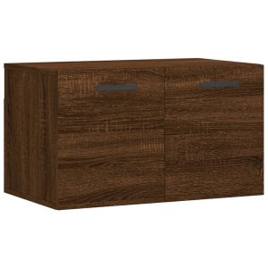 Dulap de perete, stejar maro, 60×36,5×35 cm, lemn prelucrat