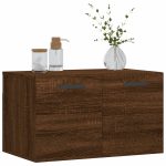 Dulap de perete, stejar maro, 60×36,5×35 cm, lemn prelucrat