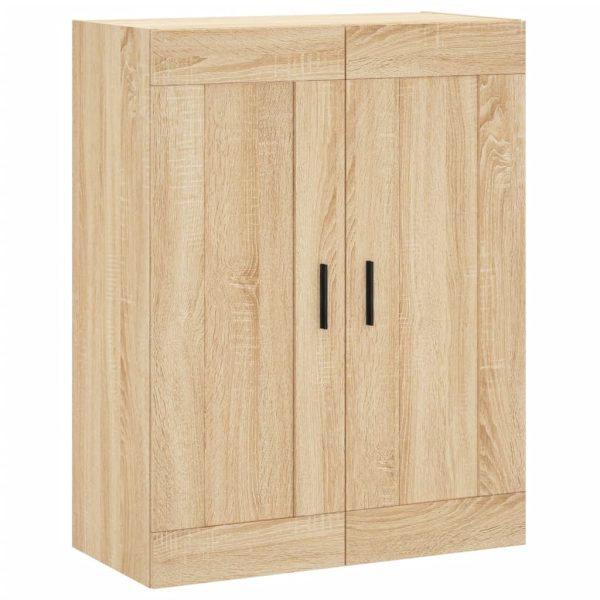 Dulap TV pe perete stejar sonoma, 69,5x34x90 cm, lemn prelucrat