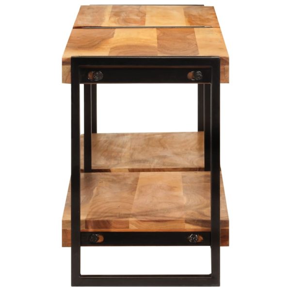 Dulap TV, 160x30x40 cm, lemn masiv de acacia