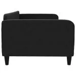 Cadru de pat, negru, 100 x 200 cm, material textil