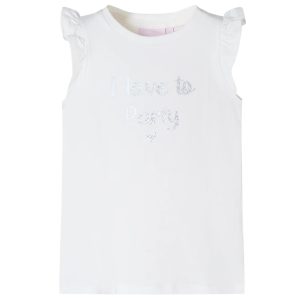 Tricou pentru copii cu mâneci cu volane
