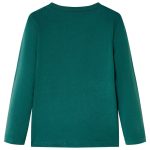 Tricou de copii cu mâneci lungi, verde, 104