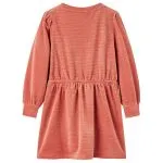 Rochie pentru copii cu mâneci lungi, roz mediu, 92