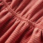 Rochie pentru copii cu mâneci lungi, roz mediu, 92