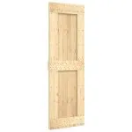Ușă glisantă cu set de feronerie 70×210 cm, lemn masiv de pin