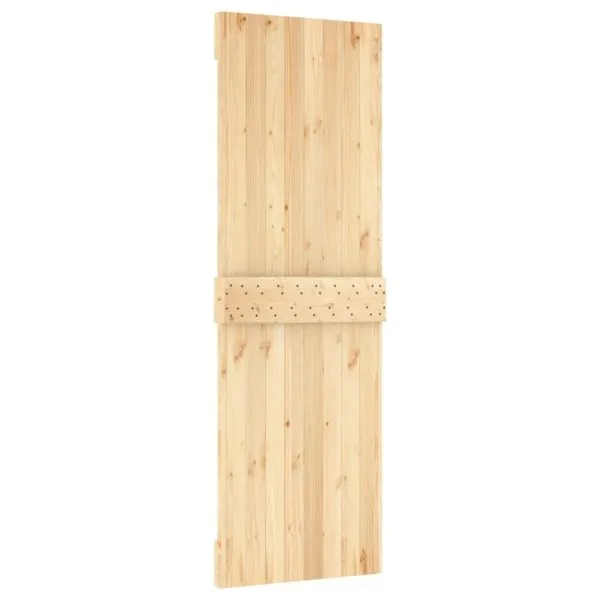 Ușă glisantă cu set de feronerie 70×210 cm, lemn masiv de pin