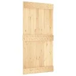 Ușă glisantă cu set feronerie, 100×210 cm, lemn masiv de pin
