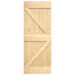 Ușă glisantă cu set de feronerie 70×210 cm, lemn masiv de pin