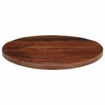 Blat de masă rotund, Ø 70×3,8 cm, lemn masiv reciclat