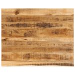 Blat de masă margine naturală, 100x80x2,5 cm, lemn masiv mango