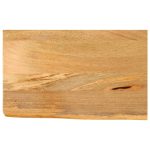 Blat de masă contur organic 50x20x2,5 cm lemn masiv de mango