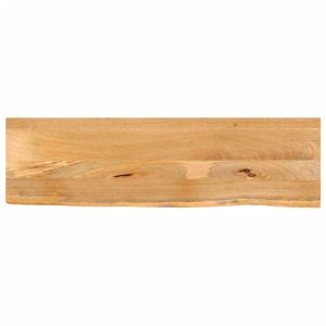 Blat de masă contur organic 120x20x2,5 cm lemn masiv de mango