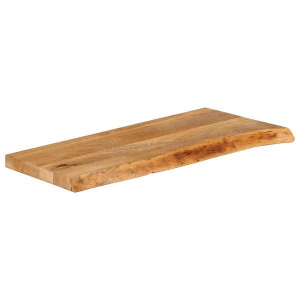 Blat de masă contur organic 90x40x2,5 cm lemn masiv de mango