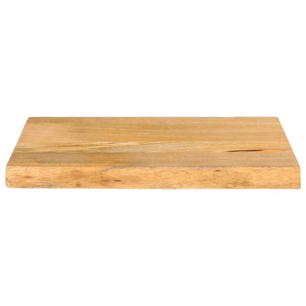 Blat de masă contur organic 40x30x3,8 cm lemn masiv de mango