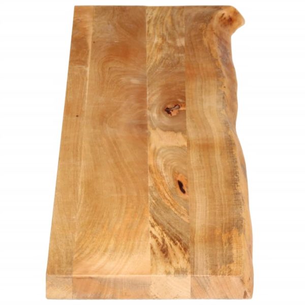 Blat de masă contur organic 140x40x3,8 cm lemn masiv de mango